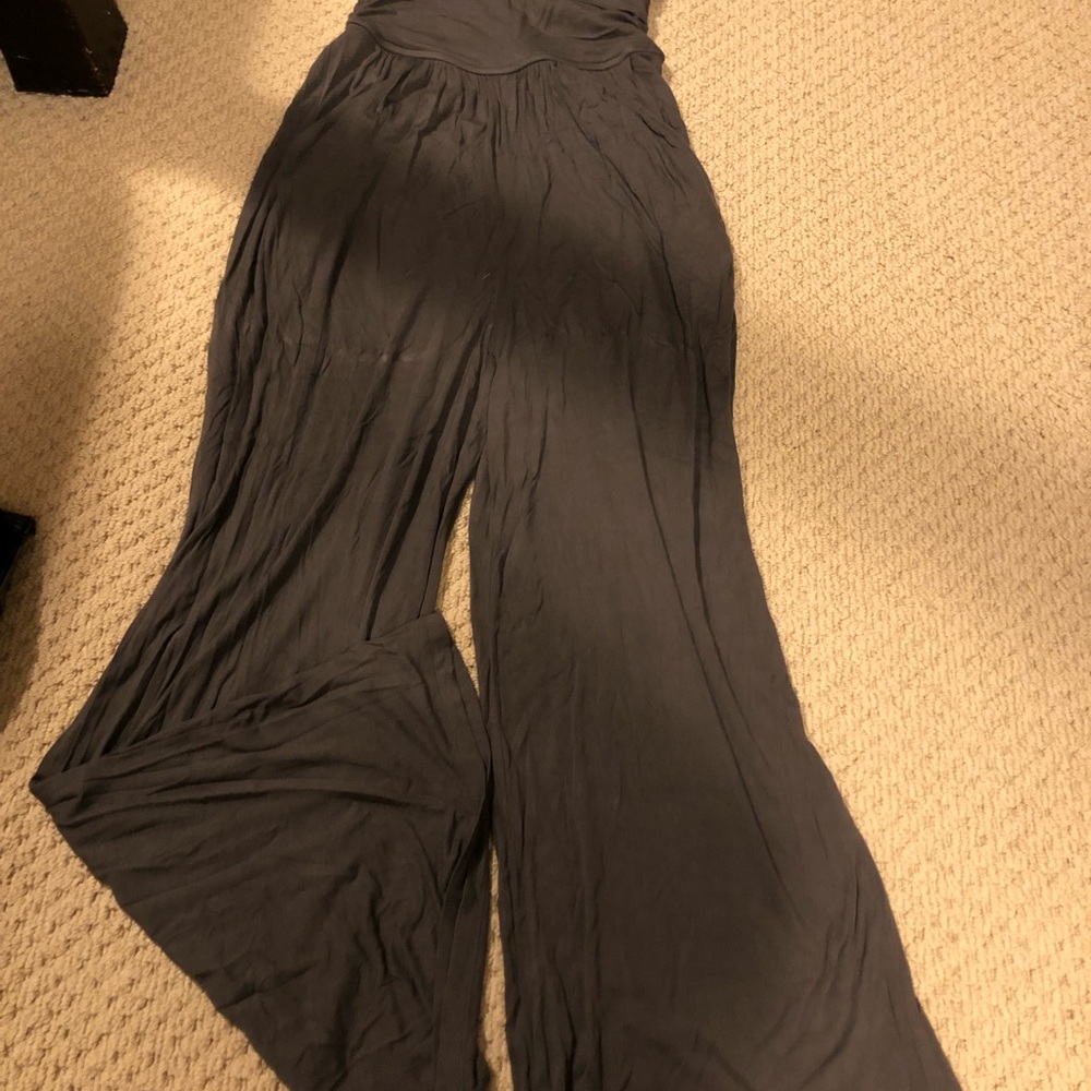 Strapless Forever 21 pant suit.